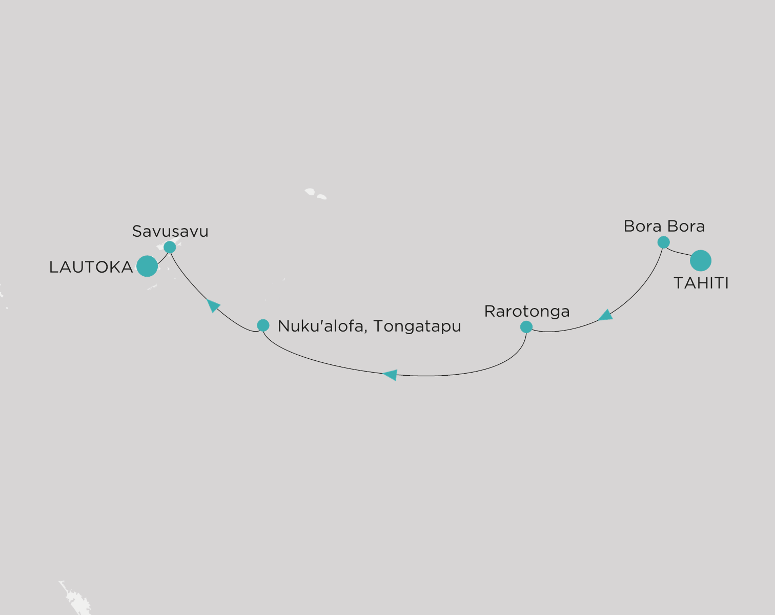 Crystal Serenity CSE-009-260129 official itinerary map