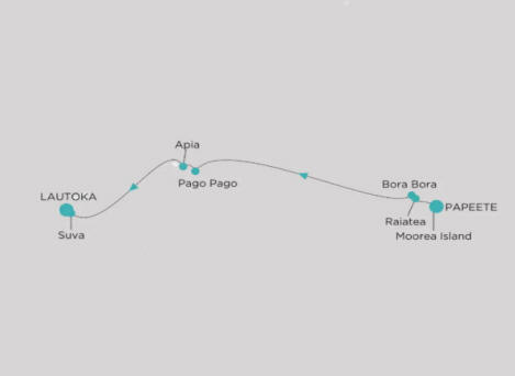 Crystal Cruises Serenity Map Itinerary 2027