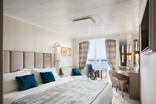 Crystal Cruises Symphony Category CSVM, CSVF (Double Guest Room with Veranda)
