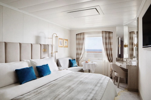 Crystal Cruises Symphony Category CSWM, CSWF (Double Guest Room with Ocean View)
