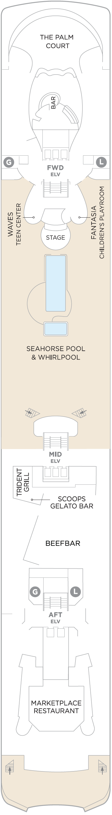 Crystal Cruises Symphony Deck Plan 11