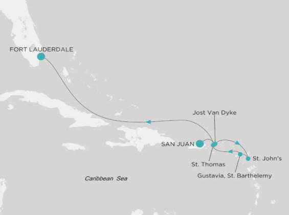 Crystal Cruises Symphony Itinerary 2026 Map