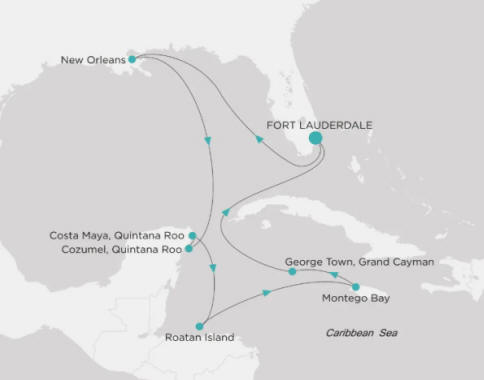 Crystal Cruises Symphony Itinerary 2026 Map