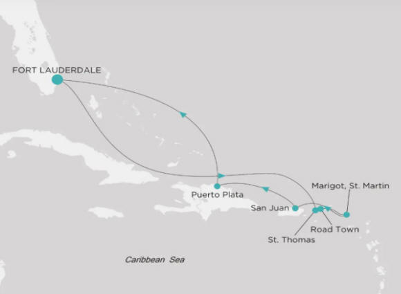 Crystal Cruises Symphony Itinerary 2026 Map