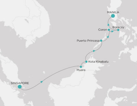 Crystal Cruises Symphony Itinerary 2026 Map