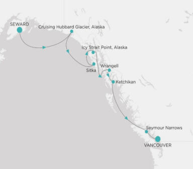 Crystal Cruises Symphony Itinerary 2026 Map