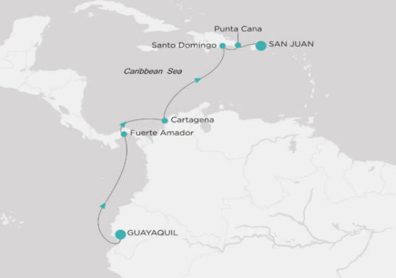 Crystal Cruises Symphony Itinerary 2026 Map