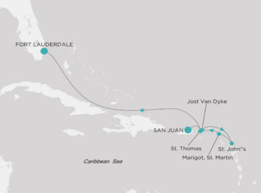 Crystal Cruises Symphony Itinerary 2026 Map