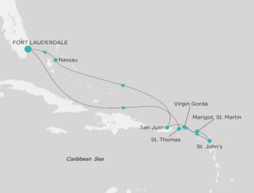 Crystal Cruises Symphony Itinerary 2026 Map