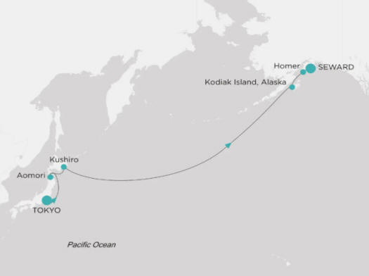 Crystal Cruises Symphony Itinerary 2026 Map