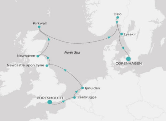 Crystal Cruises Symphony Itinerary 2027 Map