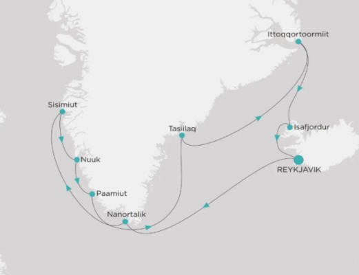 Crystal Cruises Symphony Itinerary 2027 Map