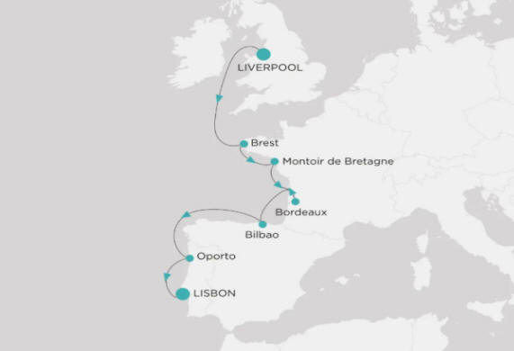 Crystal Cruises Symphony Itinerary 2027 Map