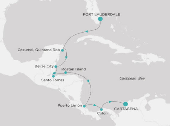 Crystal Cruises Symphony Itinerary 2027 Map