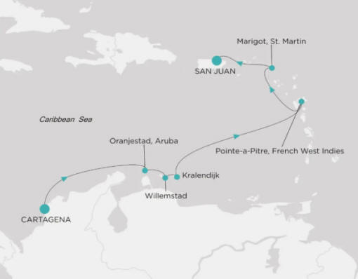 Crystal Cruises Symphony Itinerary 2027 Map
