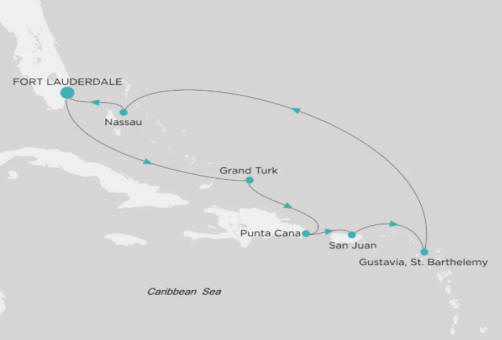 Crystal Cruises Symphony Itinerary 2027 Map