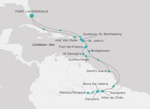 Crystal Cruises Symphony Itinerary 2027 Map
