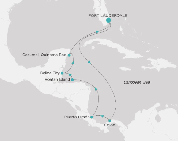 Crystal Cruises Symphony Itinerary 2027 Map