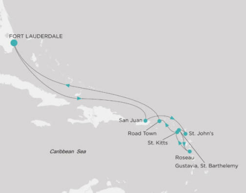 Crystal Cruises Symphony Itinerary 2027 Map
