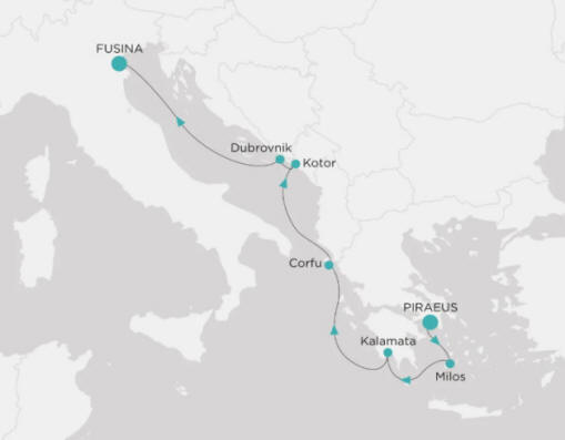 Crystal Cruises Symphony Itinerary 2027 Map