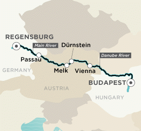 7 Seas Luxury Cruises REGENSBURG TO BUDAPEST