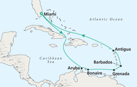 7 Seas Luxury Cruises Round-Trip Miami