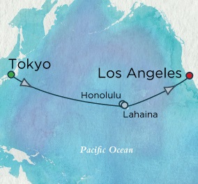Deluxe Honeymoon Cruises Crystal Symphony 2024 April 14-30 Tokyo (Harumi), Japan to Los Angeles (San Pedro), CA