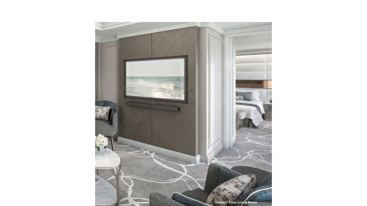 Crystal Esprit Owner’s Suite accommodation