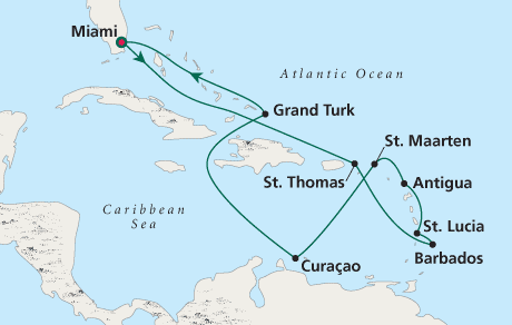 Just Crystal Cruises Serenity 2025 Round Trip Miami
