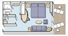 Charters, Groups, Penthouse, Balcony, Windows, Owner Suite, Veranda - Cruises Crystal Serenity Deck Plans
