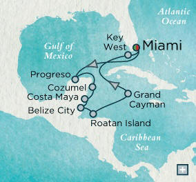 Miami, FL to Miami, FL - 10 Days Crystal Luxury Cruises Serenity 2023