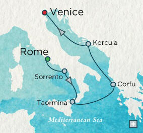 Rome (Civitavecchia), Italy to Venice, Italy - 7 Days Crystal Luxury Cruises Serenity 2023