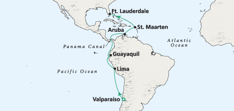 Shadow of the Andes 5204 Cruise Crystal Symphony Crystal Cruises