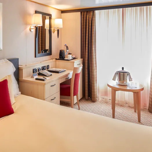 Queen Elizabeth Single Oceanview Stateroom accommodation