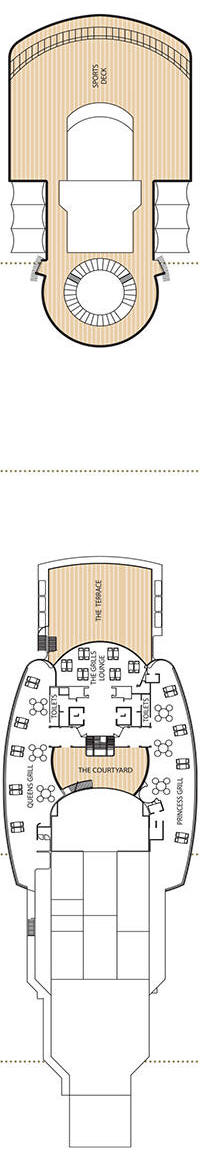 Deck Plan 11 Cunard Queen Victoria QV Image