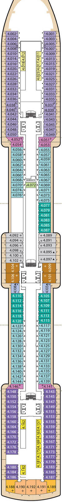 Cunard Queen Victoria World Cruise Deck Plan