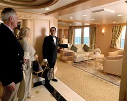 Owner Suite, Penthouse, Grand Suite, Concierge, Veranda, Inside Charters/Groups Cruise Cunard Cruise Queen Mary 2 qm 2 Q1 Queens Grill Stateroom