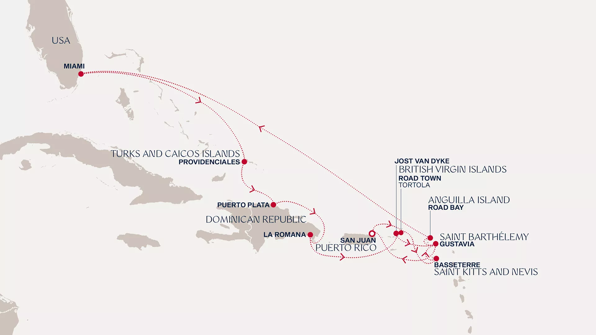 Explora III November 1-15 2026 cruise route map from San Juan to San Juan