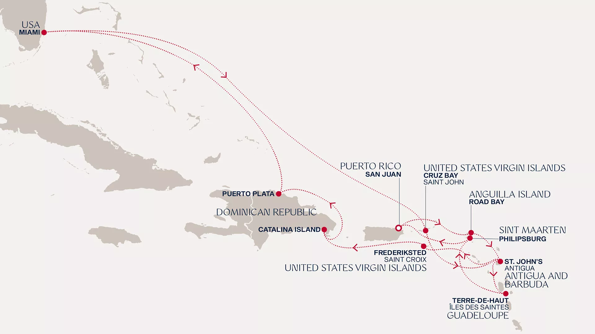 Explora III November 15-29 2026 cruise route map from San Juan to San Juan