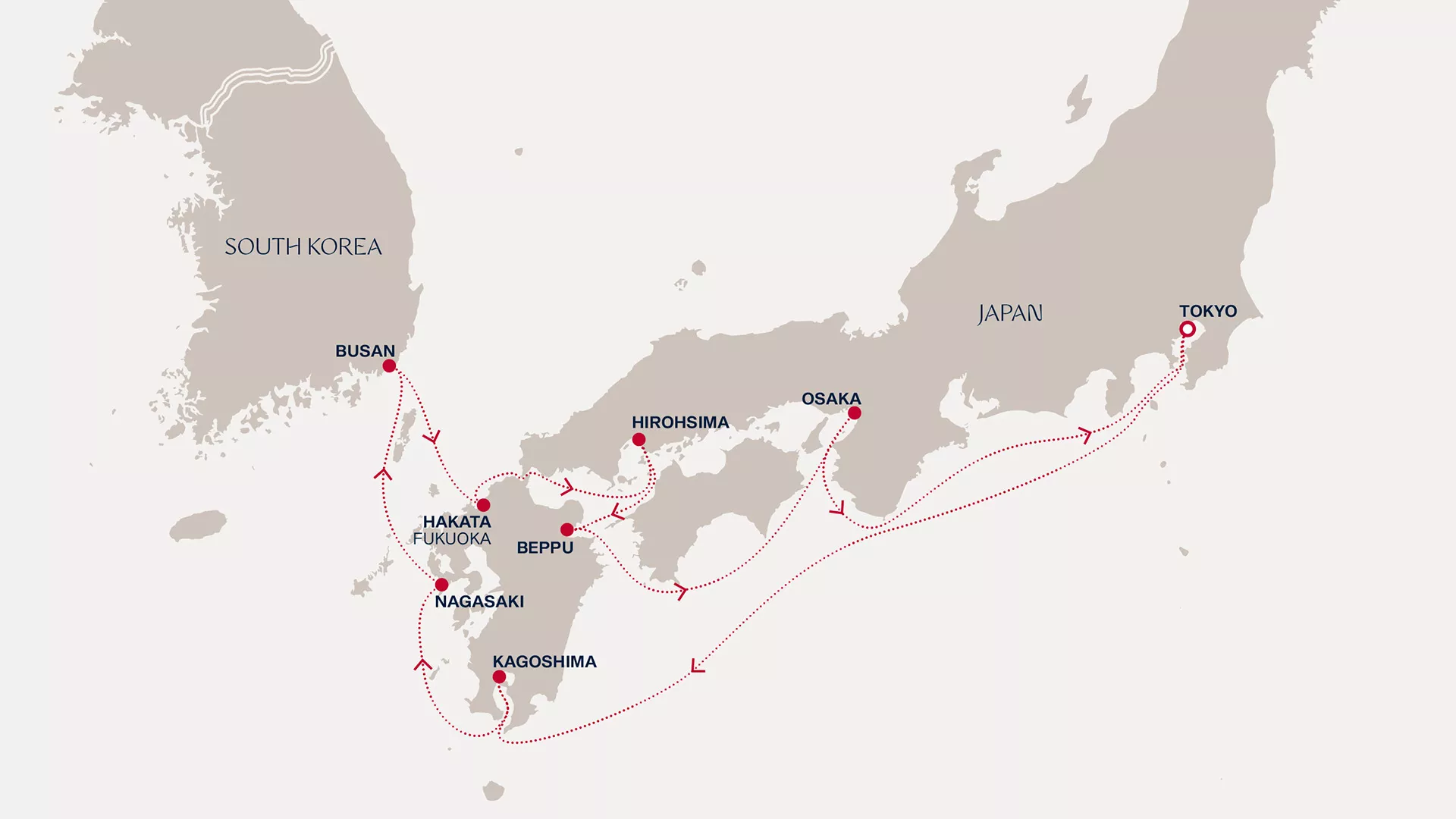 Explora III October 16-26 2027 cruise route map from Tokyo to Tokyo