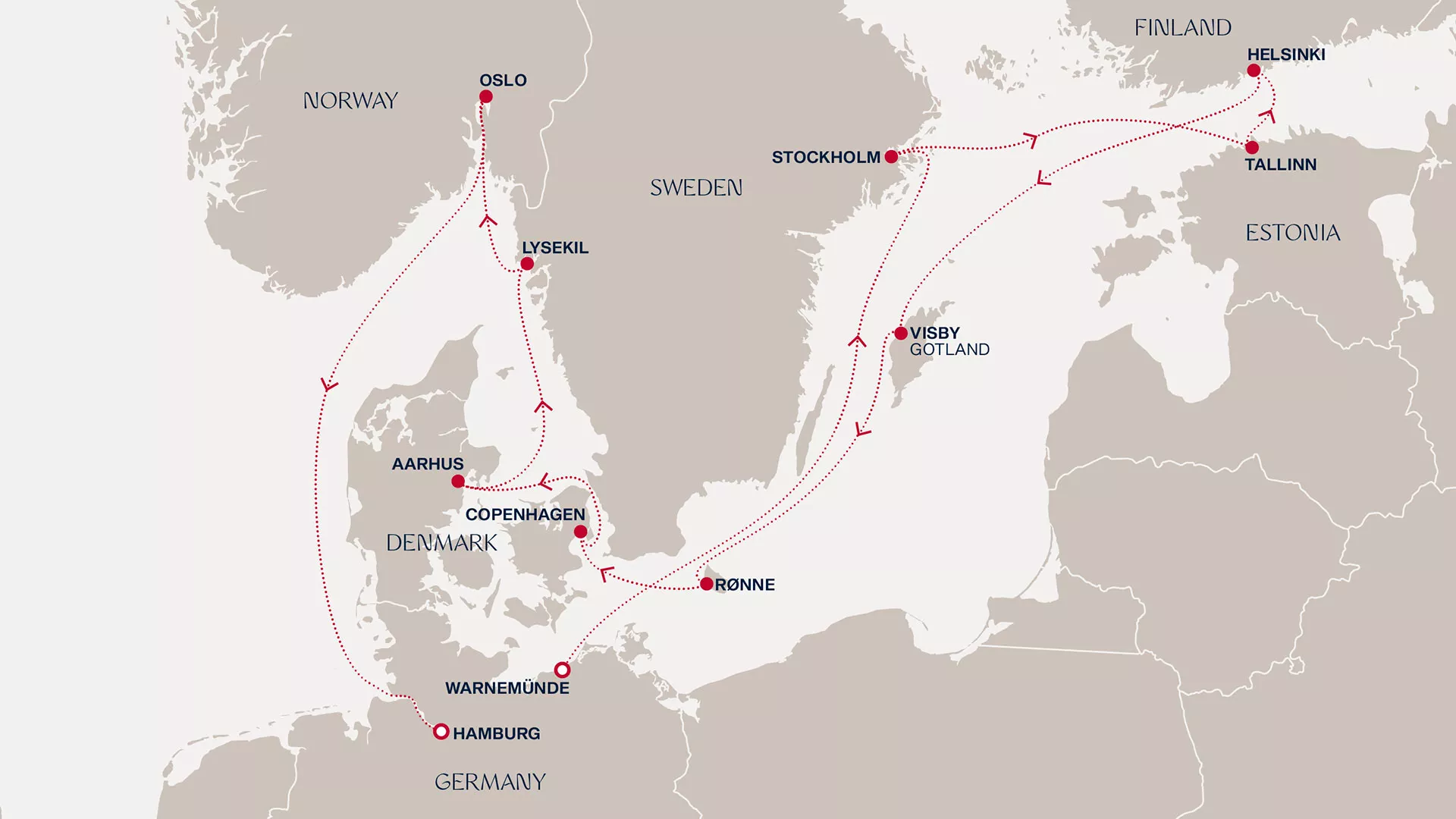Explora IV July 29-August 11 2027 cruise route map from Warnemünde to Hamburg