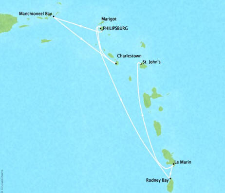 Four Seasons Yachts 2027 Four Seasons One Itinerary 2027