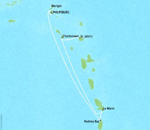 Four Seasons Yachts 2027 Four Seasons One Itinerary 2027