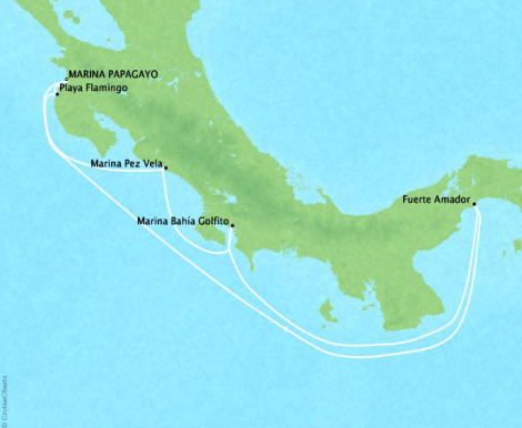 Map Four Seasons One Itinerary 2028