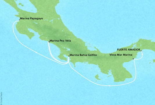 Map Four Seasons One Itinerary 2028