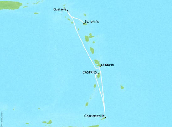 Map Four Seasons One Itinerary 2028