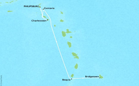 Four Seasons I Voyage FS-I-260301-007 | 7 days itinerary map