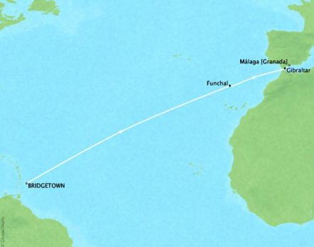 Four Seasons I Voyage FS-I-260308-012 | 12 days itinerary map