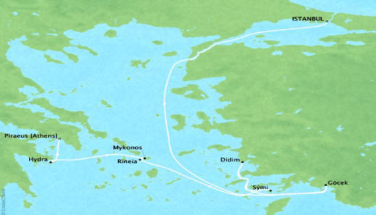 Four Seasons I Voyage FS-I-260426-007 | 7 days itinerary map