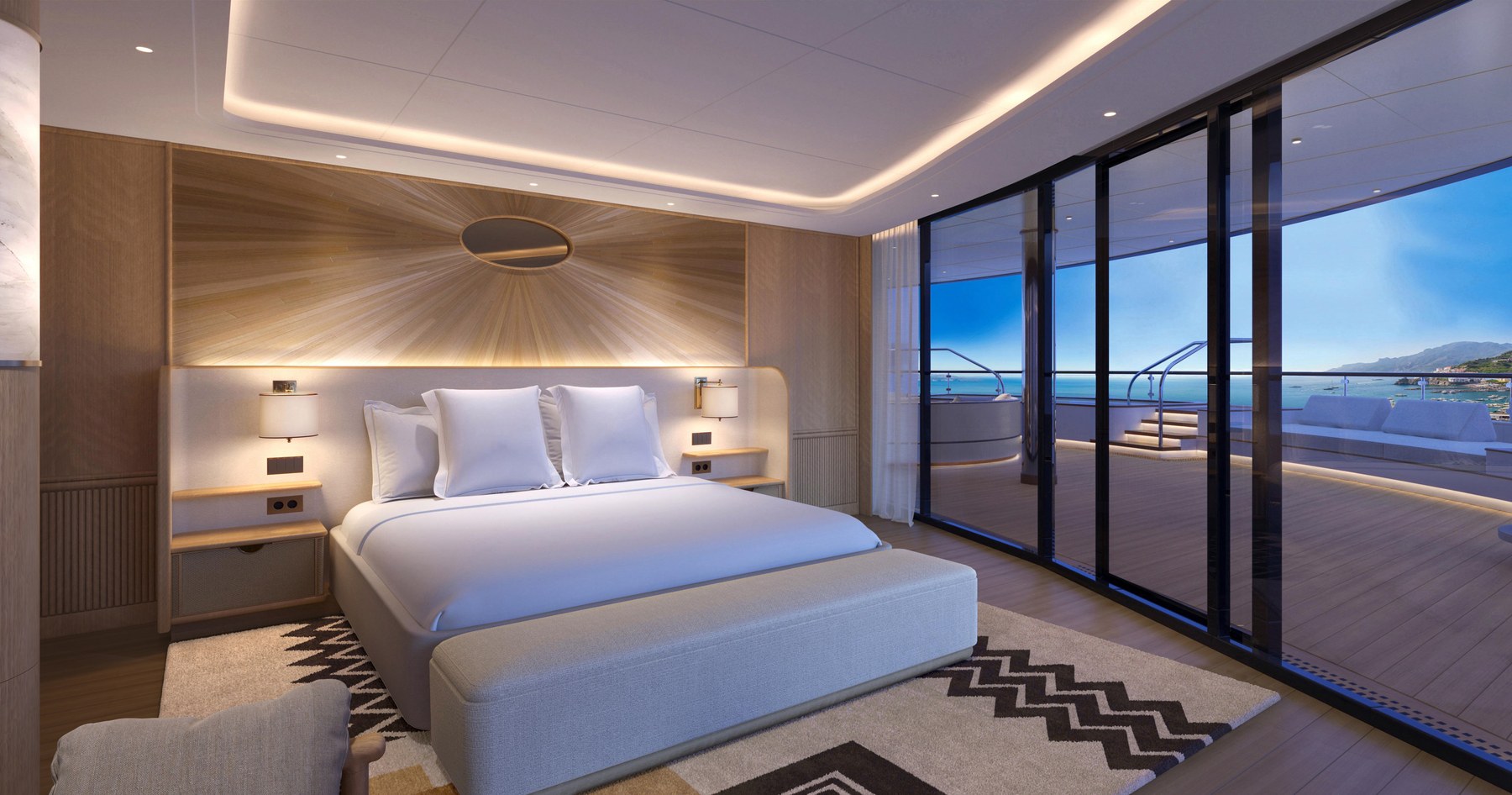 Four Seasons One Saint-Tropez Suite bedroom